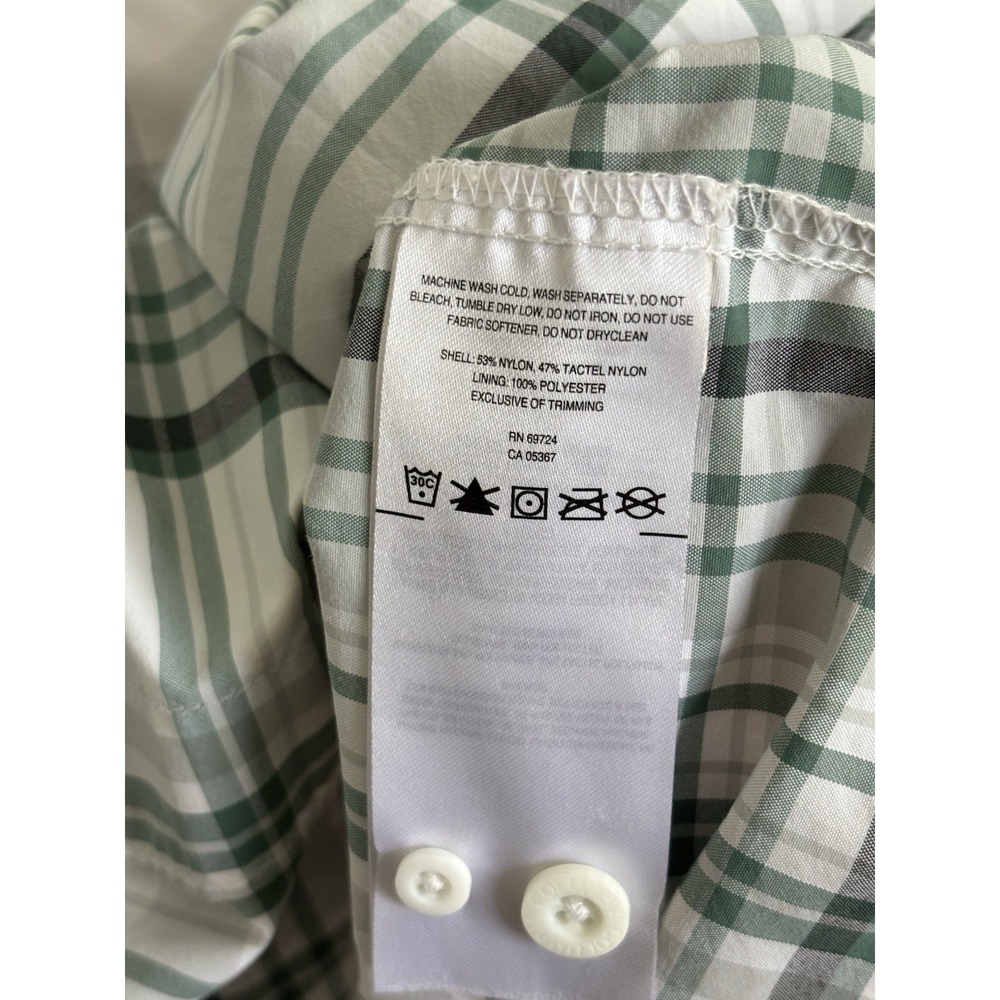 Columbia PFG Super Bahama Shirt Mens Large Green Plaid Short Sleeve Omni-Shade - Picture 7 of 10